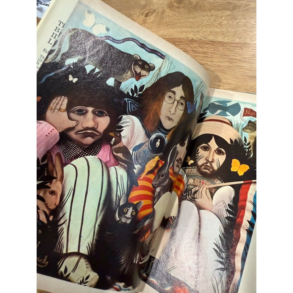 The Beatles Illustrated Lyrics Book- By Alan Aldridge 1st‎ Amer Ed, 2nd Impress. - Picture 7 of 12